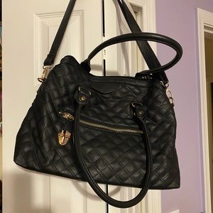 JustFab Quilted Faux Leather Bag